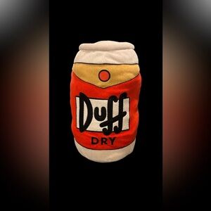 Universal Studios The Simpsons Duff Dry Beer Can Plush Pillow 2016 Matt Groening